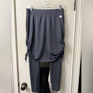 Navy blue tie side Snoga, size medium.